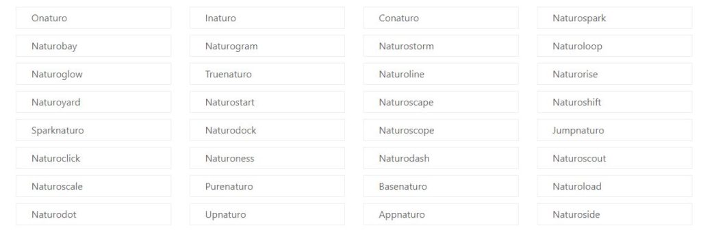 Nom d'entreprise de naturopathie ou sophrologie : namesmith